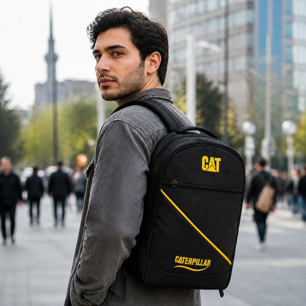 کوله پشتی Cat مشکی مدل CATERPILLAR