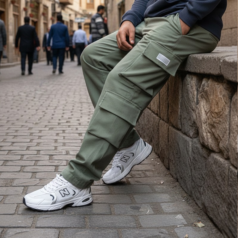 شلوار بنگال کارگو مردانه مدل HAMED-سبز